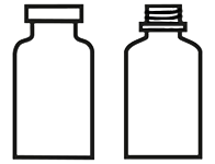 Flaschen und Vials